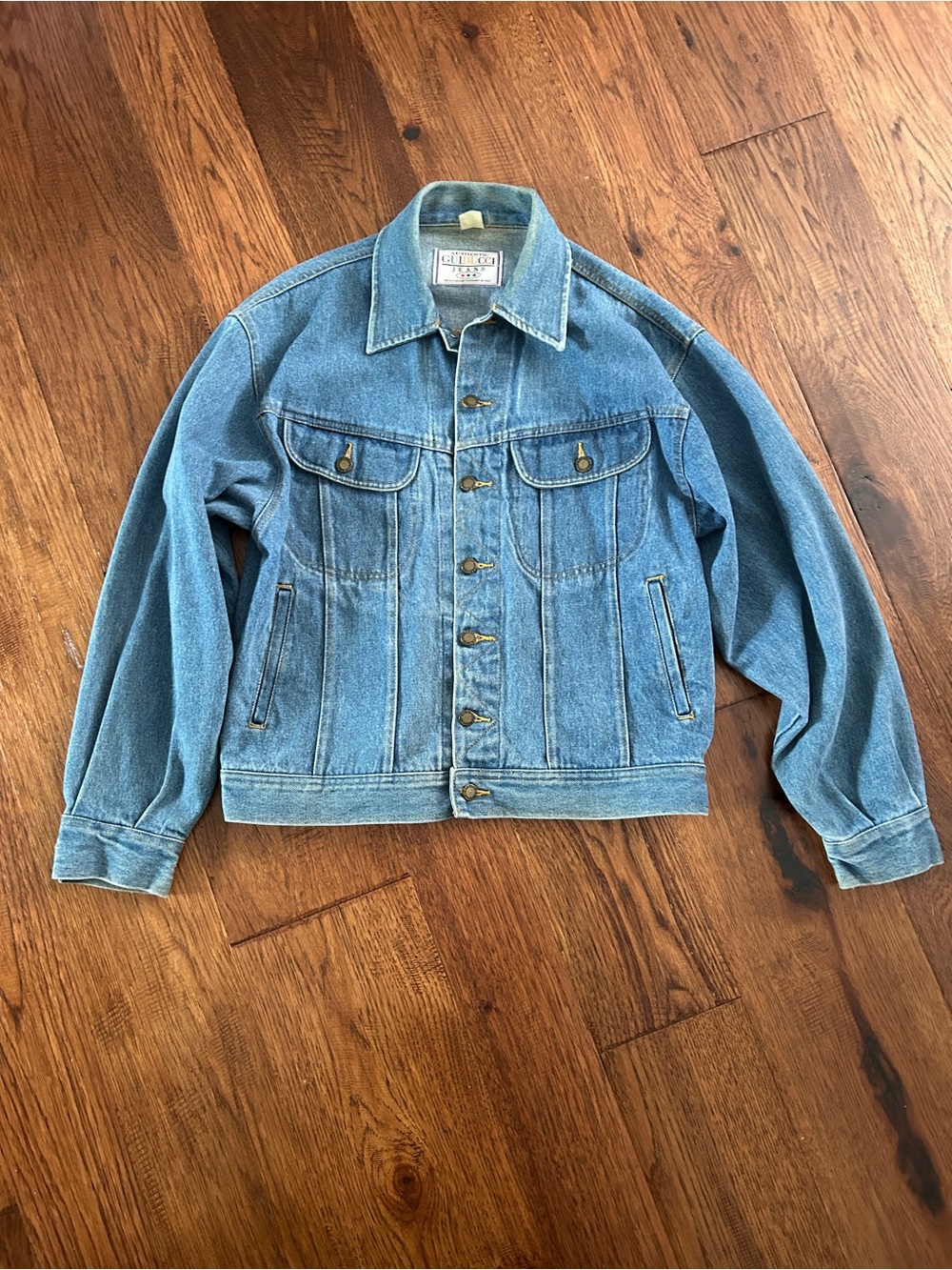 Vintage 90s Guiducci Jean Denim Jacket - 100% Cotton